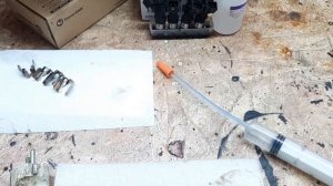 Чистка форсунок своими руками за 100рублей. Димексид мне в форсунки