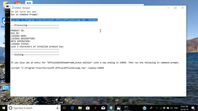Office 2016 Prompting for activation: Remove Trial Key Using Command Prompt смотреть онлайн