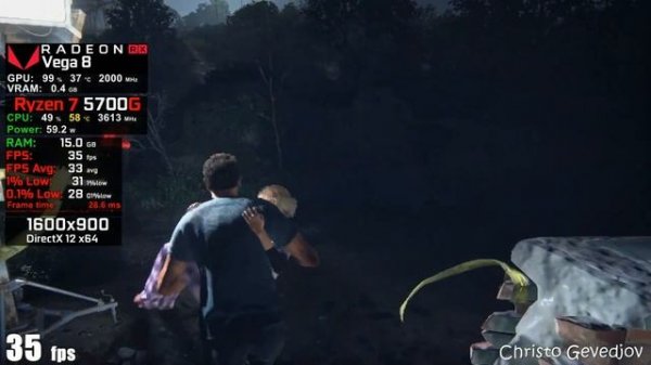 The Last of Us Part 1 - Ryzen 7 5700G Vega 8 & 16GB RAM