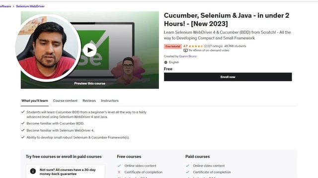 Top 5 Free Courses for Selenium | Become Job ready Automation Tester смотреть онлайн