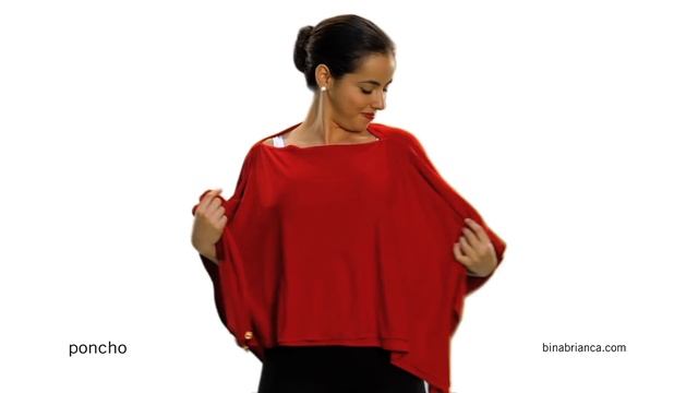 Red Poncho Scarves - How to Make The Bina a Poncho смотреть онлайн