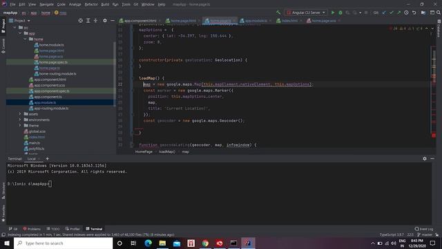Ionic Google Map | Geo Location | Custom Marker | Reverse Geo Code смотреть онлайн