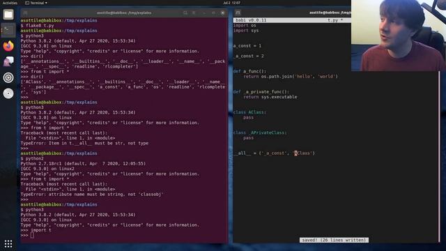 python star imports (beginner - intermediate) anthony explains #061 смотреть онлайн