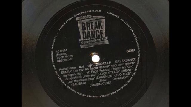 Bravo Break Dance Sensation '84 (Schallplatte als Heftbeilage) смотреть онлайн