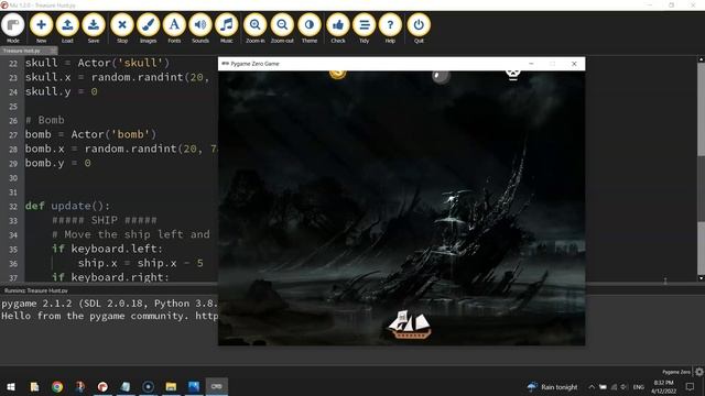 PyGame Zero - Treasure Hunt Tutorial (Part 2/5) смотреть онлайн