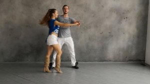 Хастл. Базовые фигуры. Американка