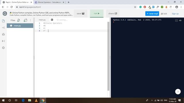 Python Bitwise Operators смотреть онлайн