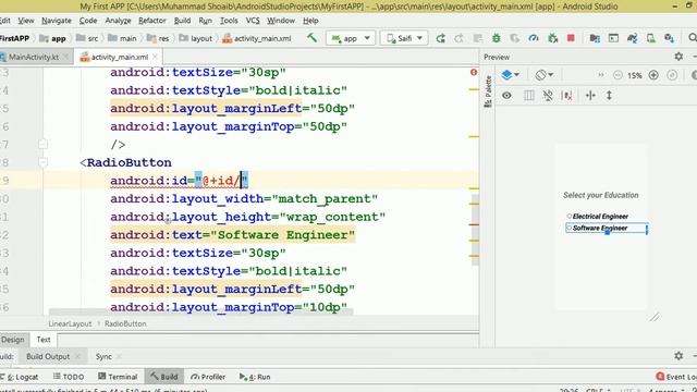 19.Radio Button Android Studio Kotlin |Android Radio Button In Hindi |Android Kotlin Hindi. смотреть онлайн