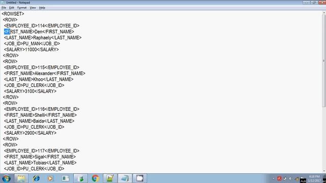 Oracle Retrieve data from XML Document using XMLQuery смотреть онлайн
