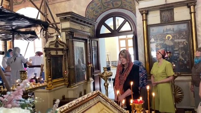 9.07.23 Поздняя Божественная литургия в день памяти Тихвинской иконы Божией Матери смотреть онлайн
