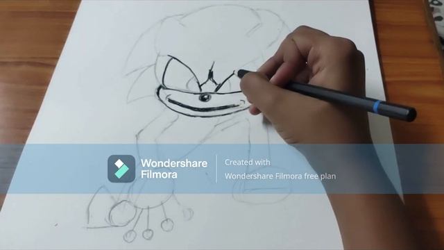 How to draw sonic sketch (easy) смотреть онлайн