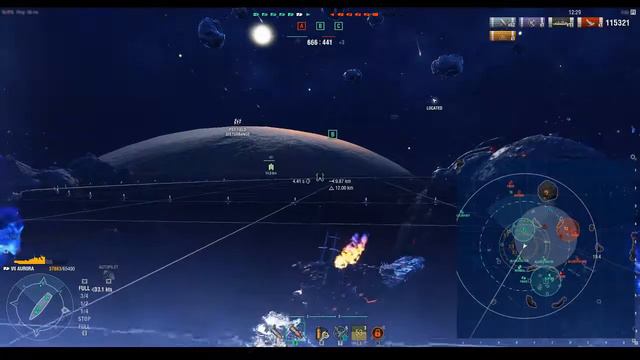 [WOWS] Space war: Moskva is a balanced ship смотреть онлайн