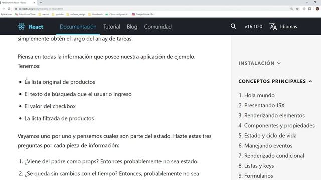 Pensando en React JS ⚛️ (tutorial oficial) | Código Morsa смотреть онлайн