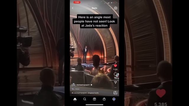 A Different Angle That We Didnt See Will Smith And Chris Rock At The Oscars смотреть онлайн