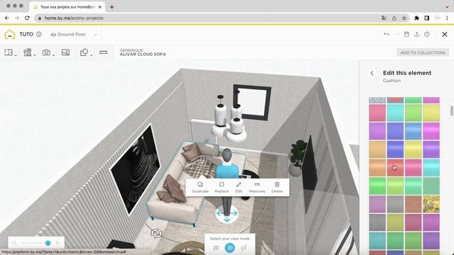 How to find and edit editable furniture? | HomeByMe Tutorials смотреть онлайн