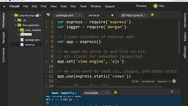 Prep for Prep Node Express Part III смотреть онлайн