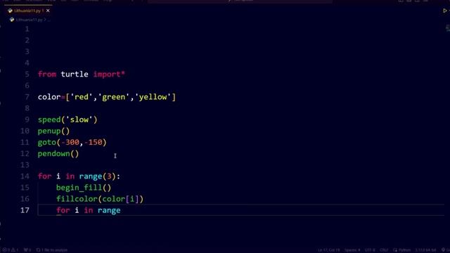 How To Create Lithuania Flag by Using Python | Python Tutorial | Country flag | Coding With Siddiqu смотреть онлайн