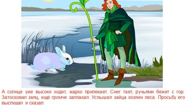 Снег и заяц