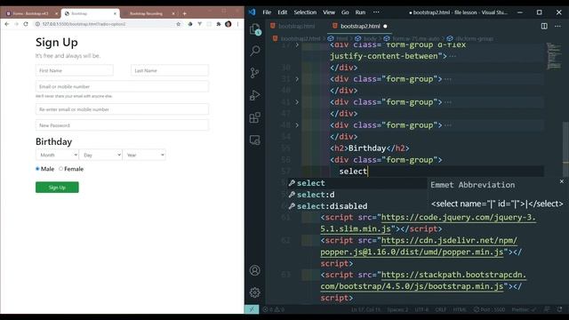 Form in Bootstrap | MengSreang Channel смотреть онлайн