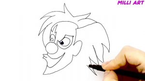 Как нарисовать клоуна А4