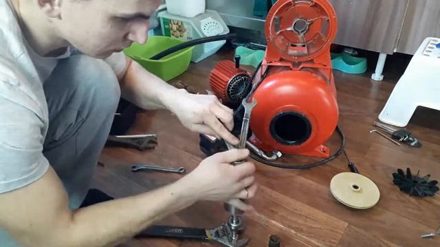 Ремонт насосной станции Sterwins 900 wt 19-3 (замена подшипников) смотреть онлайн