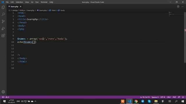 تعلم php خطوة بخطوة للاحتراف الدرس 23 شرح المصفوفات array смотреть онлайн