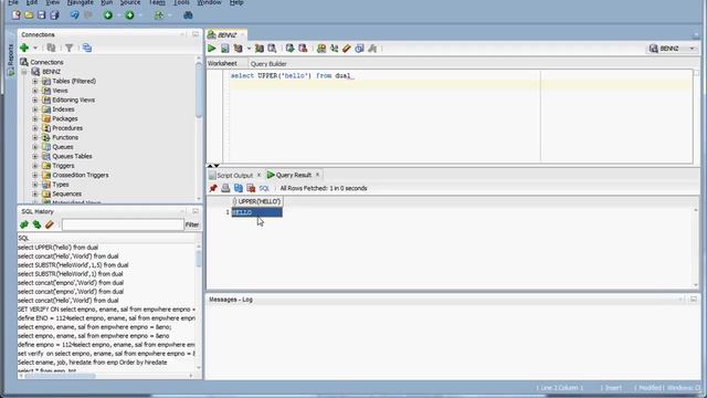ORACLE SQL - Single Row Functions смотреть онлайн