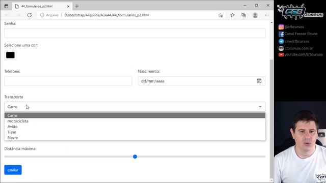 Classes para formulário em Bootstrap #P2 - Formulário #P2 [Bootstrap] - Curso de Bootstrap - Aula 4 смотреть онлайн