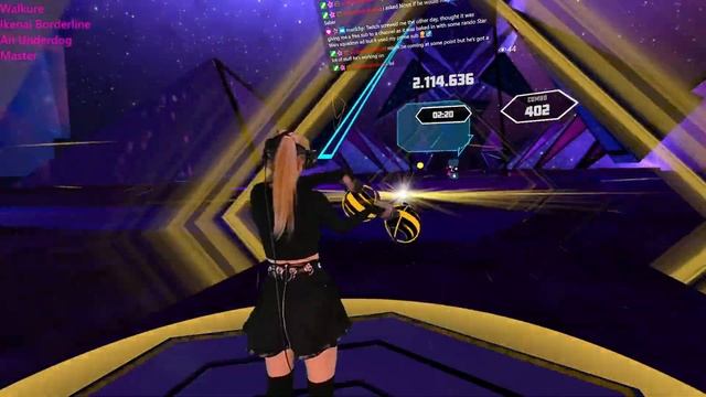 Walkure - Ikenai Borderline | Synth Riders Master | Mixed Reality Gameplay смотреть онлайн