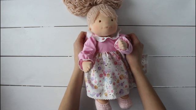 Вальдорфская кукла наряжается. смотреть онлайн