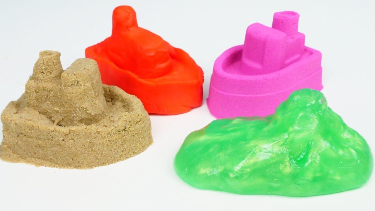 Развивающие видео для детей Моя песочница. Делаем куличики из песка и других материалов! смотреть онлайн