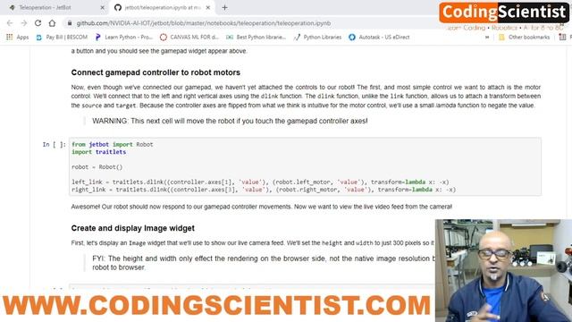 Lesson 30 JetBot Teleop Python Code Explanation смотреть онлайн