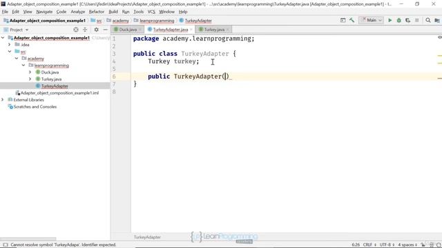 The Java Design Patterns Course--3 Object Adapter Turkey Duck Example смотреть онлайн