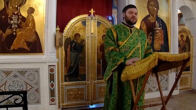 Проповедь диакона Димитрия об Иерусалимском уставе (18.12.18) смотреть онлайн