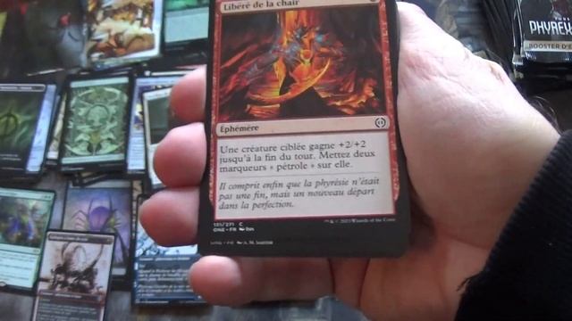 Ouverture d'une boîte de 30 boosters d'extensions Tous Phyrexians, cartes Magic The Gathering PART смотреть онлайн