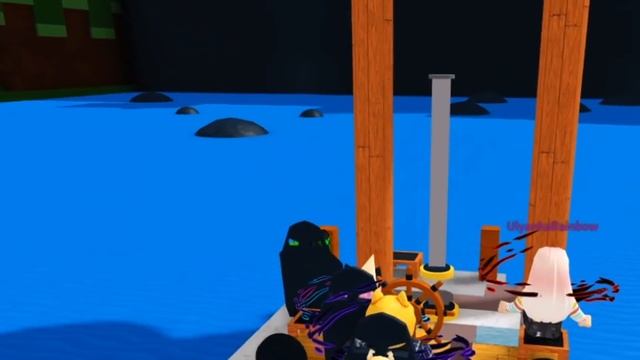 КОРАБЛЕКРУШЕНИЕ В РЕАЛЬНОЙ ЖИЗНИ И ИГРЕ... Roblox Построй корабль и найди сокровище смотреть онлайн