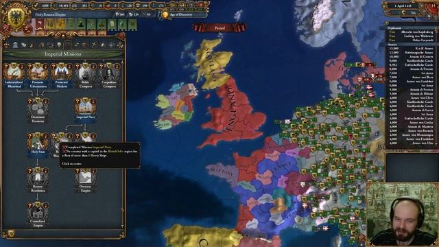 EU4 - 1.30 - Emperor - Обзор - 6 - (Германия, Объединённая СРИ, Курия, Europa Universalis 4)