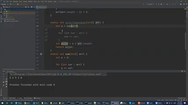 8_1 (Block scope of variables in java, Java Varargs (...), Arrays common functions, ) смотреть онлайн