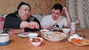 Мукбанг! Mukbang! Пельмешки ? зять телевидению сказал нет?!?