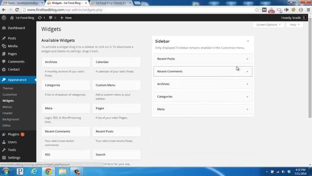 How to Manage and Add Widgets - WordPress Basics смотреть онлайн