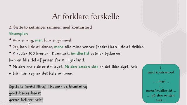 Как описать сходства и различия на датском смотреть онлайн