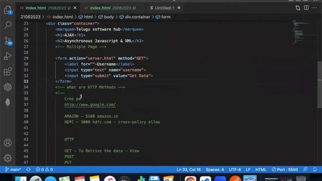 ?? AJAX Calls in Javascript | RIA | Session 39 | Web development tutorial in Telugu ?? смотреть онлайн