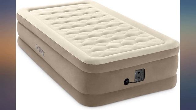 Intex Ultra Plush Fiber-Tech 18 Inch High Twin Inflatable Airbed Elevated Air Review
