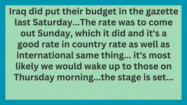 🔥Dinar Back To Pre-War Rate US $3.21🔥Iraqi Dinar News Guru Intel Update Dinar IQD Value