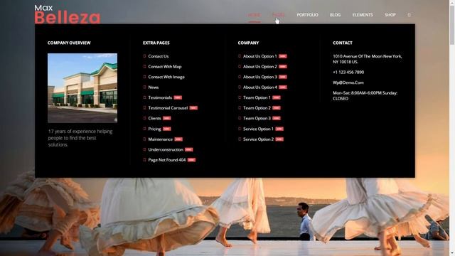 Business WordPress Theme - DANCE ACADEMY смотреть онлайн