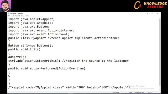 037 Event Handling in AWT: Delegation Event Model, MouseListener, ActionListener, KeyListener смотреть онлайн