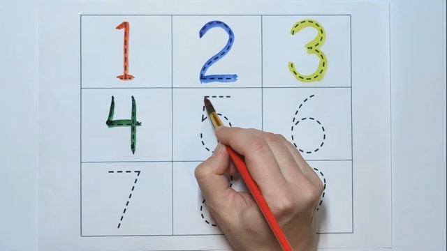 Цифры для детей | Учимся считать и писать от 1 до 9 смотреть онлайн