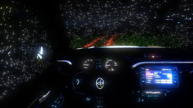 Off Road Night Drive In Rain | City Car Driving | Toyota HiLux SR5 смотреть онлайн