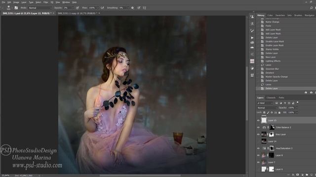 СКАЗОЧНАЯ ОБРАБОТКА СТУДИЙНОГО ФОТО В ФОТОШОПЕ (2) смотреть онлайн