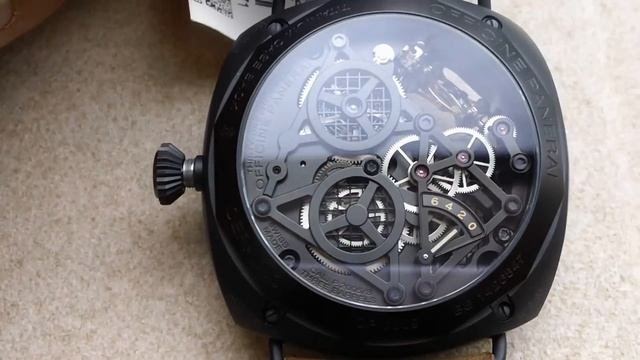 Panerai Radiomir Tourbillon GMT "Lo Scienziato" PAM00350 смотреть онлайн